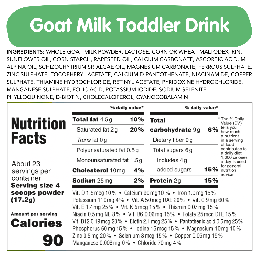 Holle Goat Milk Toddler Drink - Stage 3 | Non GMO (14 oz)